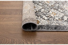 Пътека в цвят слонова кост и тъмносиво 80x300 cm Soft Viskan – FD