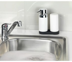 Комплект от 2 дозатора за бял перилен препарат с тавичка Squeeze, 250 ml - Wenko