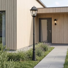 Класически външен фенер черен 220 см IP44 - Big