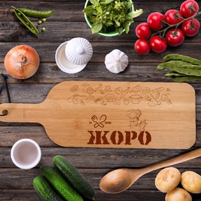 Дъска за рязане с име