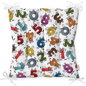 Възглавница за сядане Crazy Numbers от памучна смес, 40 x 40 cm - Minimalist Cushion Covers