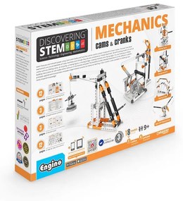 Engino Конструктор STEM Mechanics - Манивели и зъбци