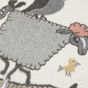 Сладък детски килим за игра с животни Ширина: 80 см | Дължина: 150 см