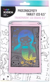 Kidea - Прозрачен LCD таблет Розов 90259