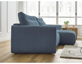 Син ъглов диван Aden – Bobochic Paris