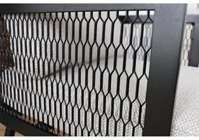 Сиво метално градинско кресло Edinburgh Duo – Rojaplast