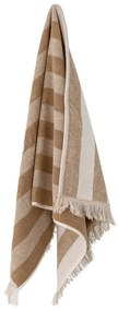 Кафяво-бежова памучна кърпа 70x140 cm Elaia - Bloomingville