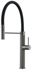 Смесител за кухня ICF 7789809GG, Inter Ceramic, месинг, сив, 52.9x24.9см