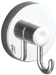 WENKO 20900100-Стоманена кука VACUUM-LOC, кръгла, 6x6,7 cm, лъскав хром