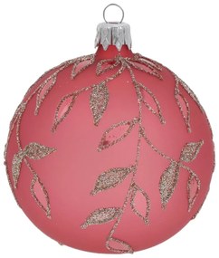 Стъклени ръчно издухани коледни топки в комплект 3 бр. ø 8 cm – Ego Dekor