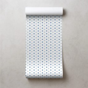 Тапет – Сини геометрични диаманти