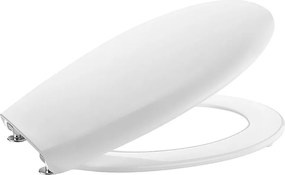 Седалка и капак, Roca, A801B6200B, със забавено падане, метални панти