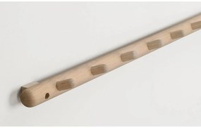 Стенна закачалка от дъбово дърво в естествен цвят Milford - Rowico