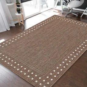 Елегантен двустранен килим с впечатляващ ръб Ширина: 200 см | Дължина: 290 см