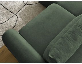 Тъмнозелен ъглов диван Aden – Bobochic Paris