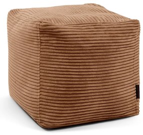 Кафяв пуф от рипсено кадифе Up! MooG – SLOWDOWN