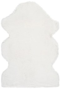 Бял килим Fox Liso, 60 x 90 cm - Universal