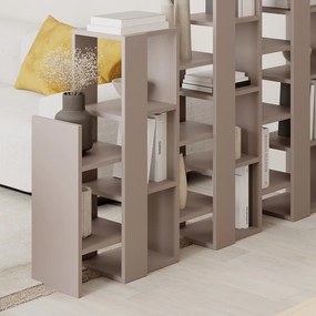 Сиво-бежов стелаж 158x151 cm Anissa – Marckeric