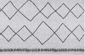 Килим (50 x 80) 22563A Фреска - Черно, Бяло Черно
Бяло