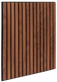 Акустичен декоративен стенен панел atmosphera Colva, MDF, 60x60 cm - Тъмно дърво
