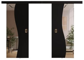 Плъзгаща врата  FALENA 2 192, 192x205, черен