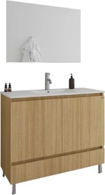 Комплект за баня Drop Delta 90 slim -Светло естествено