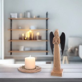 Дървена статуя (височина 27 cm) Angel – Orion
