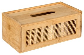 Ратаново-бамбукова кутия за носни кърпички Allegre - Wenko