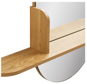 Стенно огледало с рафт 92x94,5 cm Barco – House Nordic