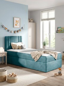 Тапицирано легло Carmen Mini-Galazio-80 x 200-Deksia