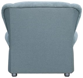 Сиво-син шезлонг от рипсено кадифе Lord – Ropez