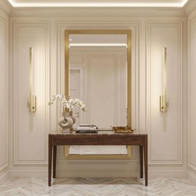 LED аплик за баня SWE033-1W 80cm BRUSH GOLD