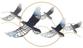 Метална декорация за стена 91x50 cm Birds – Mauro Ferretti