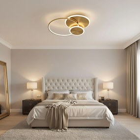 Плафон APP1711-C Brush Gold LED