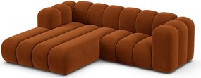 Оранжев ъглов диван (ляв ъгъл) Lupine – Micadoni Home