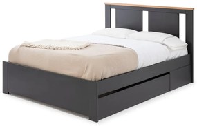 Антрацитно сиво чекмедже 137 x 147 cm Enara - Marckeric