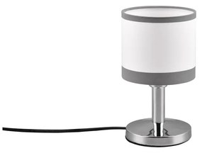 Сива настолна лампа (височина 22 см) Davos - Trio