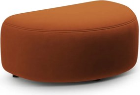 Теракотена кадифена табуретка Kate – Micadoni