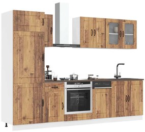 3314799 vidaXL Комплект кухненски шкафове от 8 части Kalmar, инженерно дърво