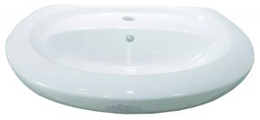 Мивка за баня ICC 5541, Inter Ceramic, стенен монтаж, порцелан, бял, 51x41см