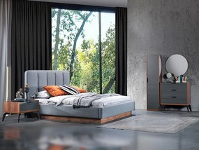 спален комплект ZETT2MDF сиво