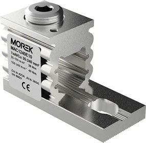 MOREK Неизолиран конектор към устройство OT240 1xAl/Cu 35-240 mm² h44mm 245A 690V  - MAC1240E10