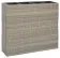 Саксия Home ESPRIT полипропилен Pатан 95 x 26 x 80 cm