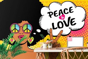 Самозалепващ тапет – Живот в мир – PEACE & LOVE