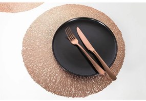 Подложка за хранене в розово злато , ⌀ 38 cm - Tiseco Home Studio