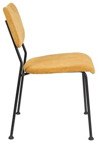 Жълти трапезни столове в комплект от 2 броя Benson - Zuiver