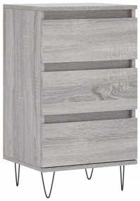 831098 vidaXL Бюфет сив сонома 40x35x70 см инженерно дърво