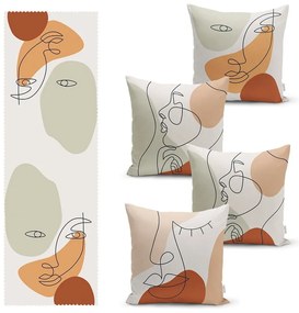 Комплект калъфки за възглавници и протектори 5 бр. – Mila Home