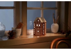 Керамичен свещник за чаена свещ Gingerbread Lighthouse – Kähler Design