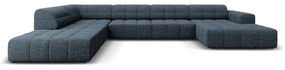 Син ъглов диван (ляв ъгъл/"U") Chicago - Cosmopolitan Design